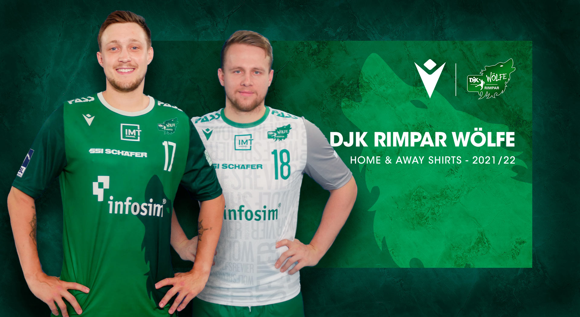 THE PROFILE AND SCRATCH OF THE WOLF ON NEW DJK RIMPAR WÖLFE JERSEYS